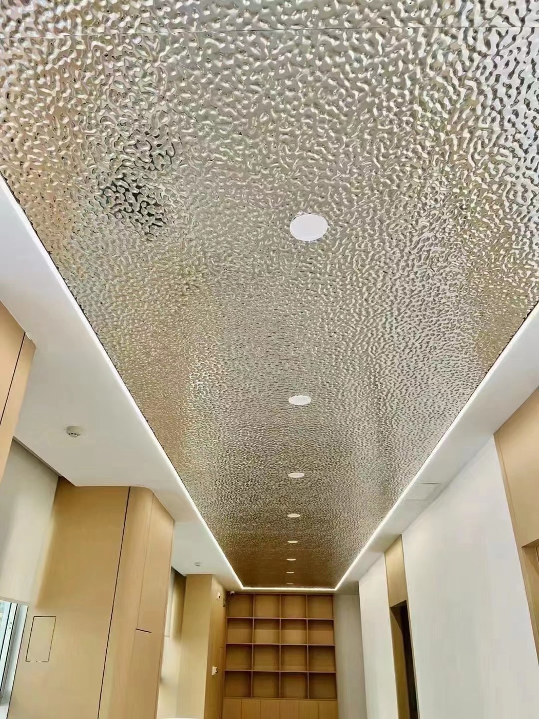 Metal finish wall panel design 33