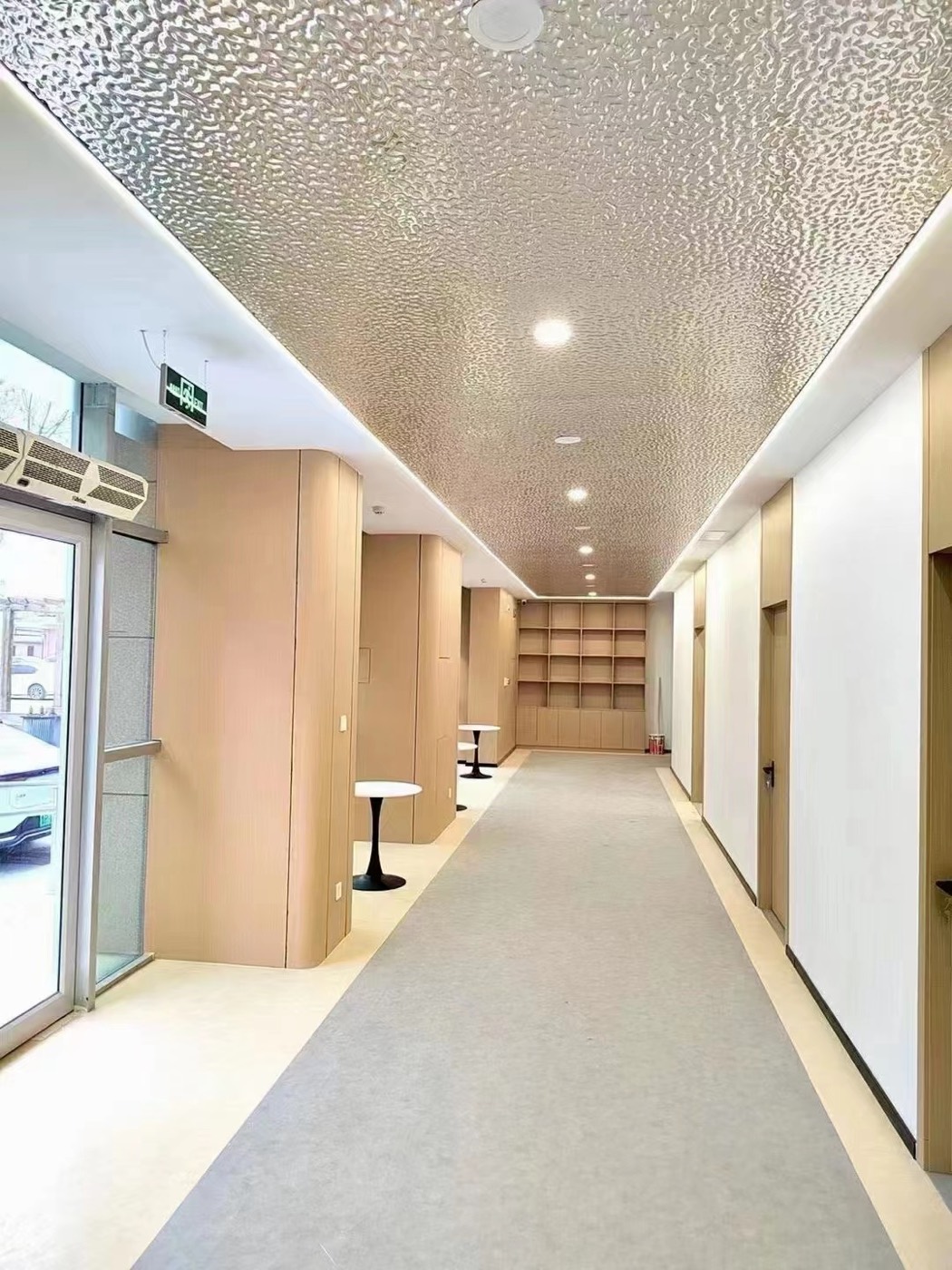 Metal finish wall panel design 34