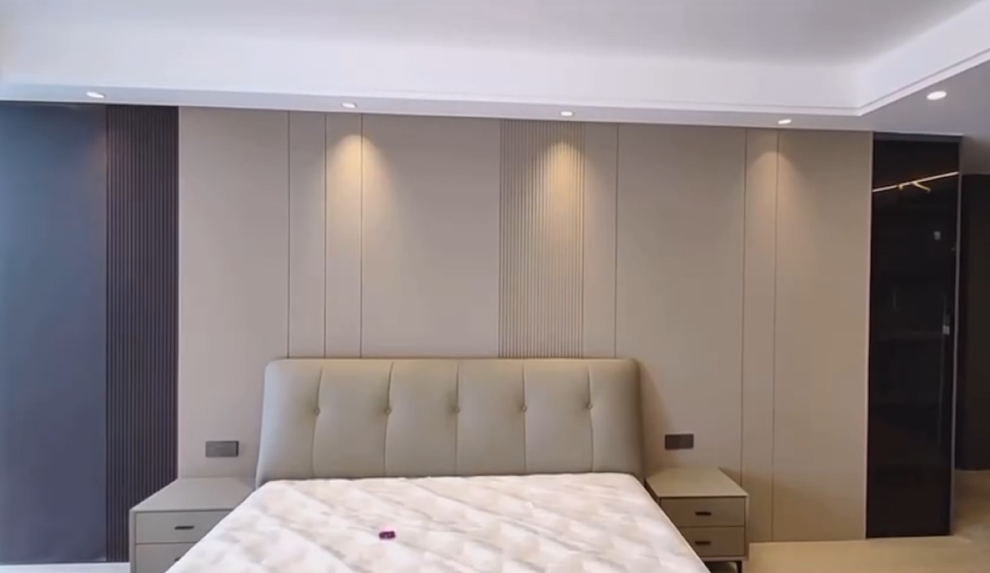 Skin-touch matte wall panel design 62