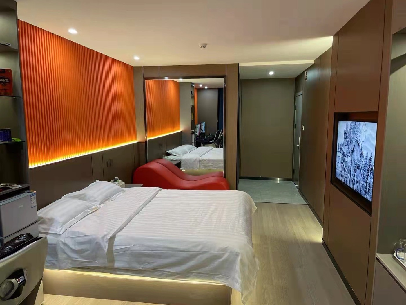 Wood grain wall panel design 7