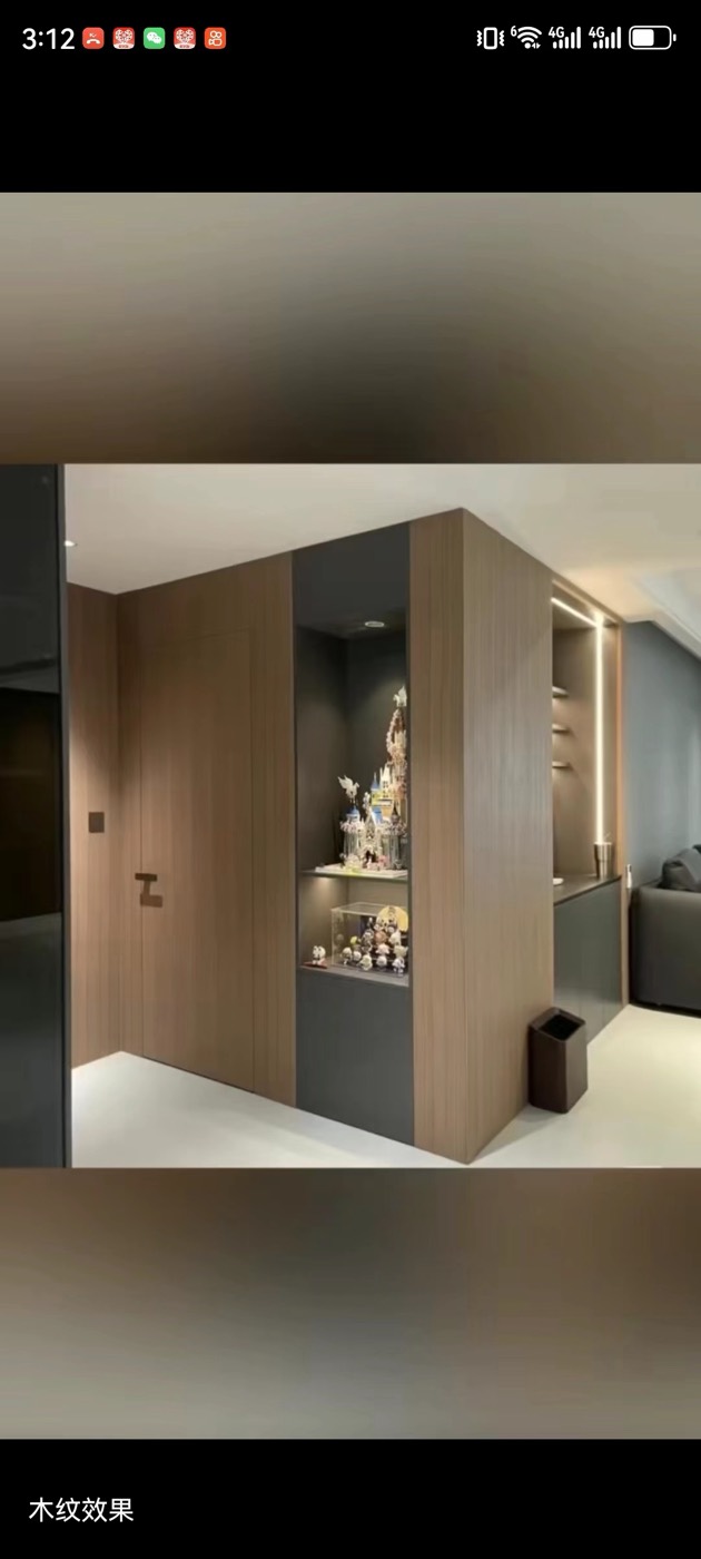 Wood grain wall panel design 60