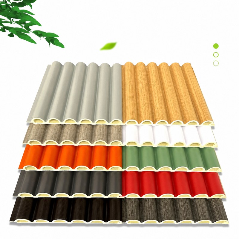 Half-Round Fluted WPC Wall Panel 150 × 15 mm — WPC bamboo-wood fibre fluted wall panel, VIGOU factory
